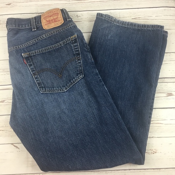 levi's 557 relaxed boot cut jeans